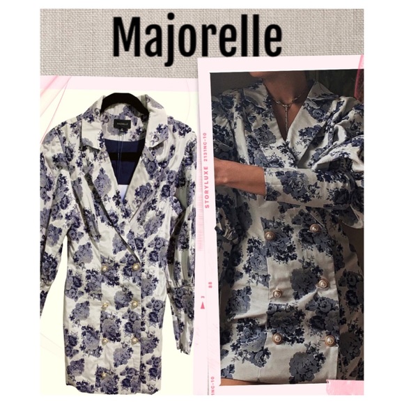 NEW Majorelle Dress Floral Coat Style Dress size XXS - Picture 8 of 16